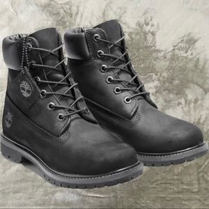 Timberland Black Combat Boots